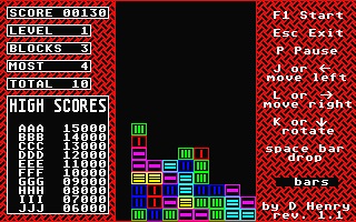 Collapse atari screenshot